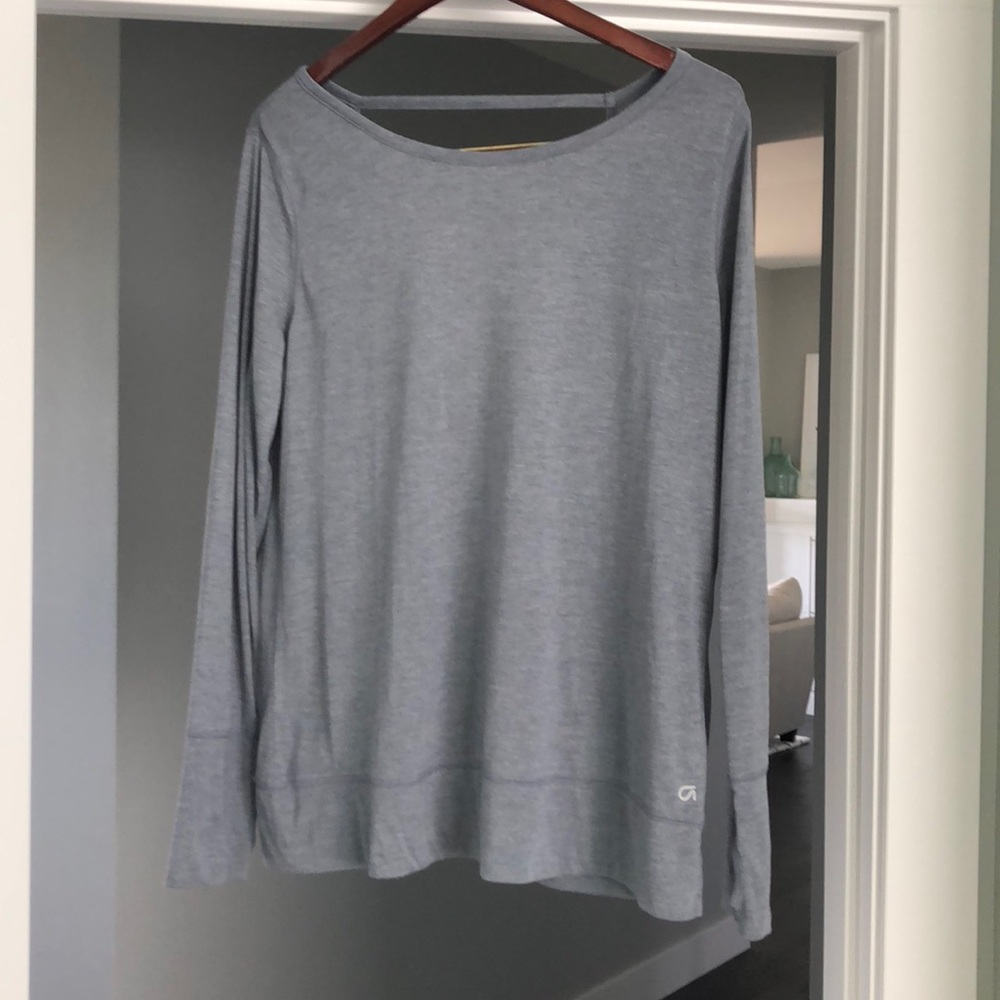 Women’s GapFit activewear long-sleeved shirt.